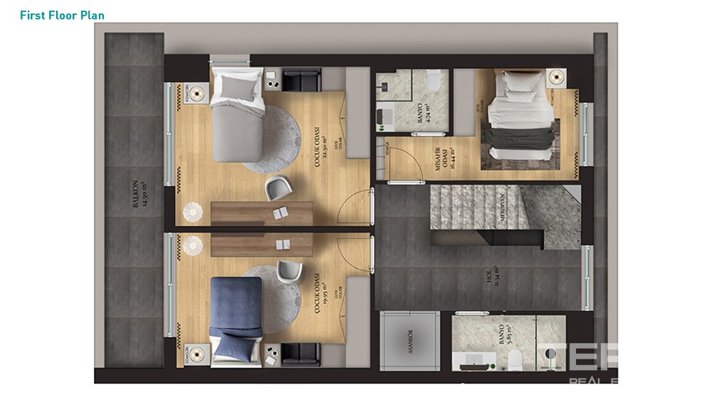 Luxury Villas for Sale in Antalya Konyaaltı Surrounded by Amenities - 34571