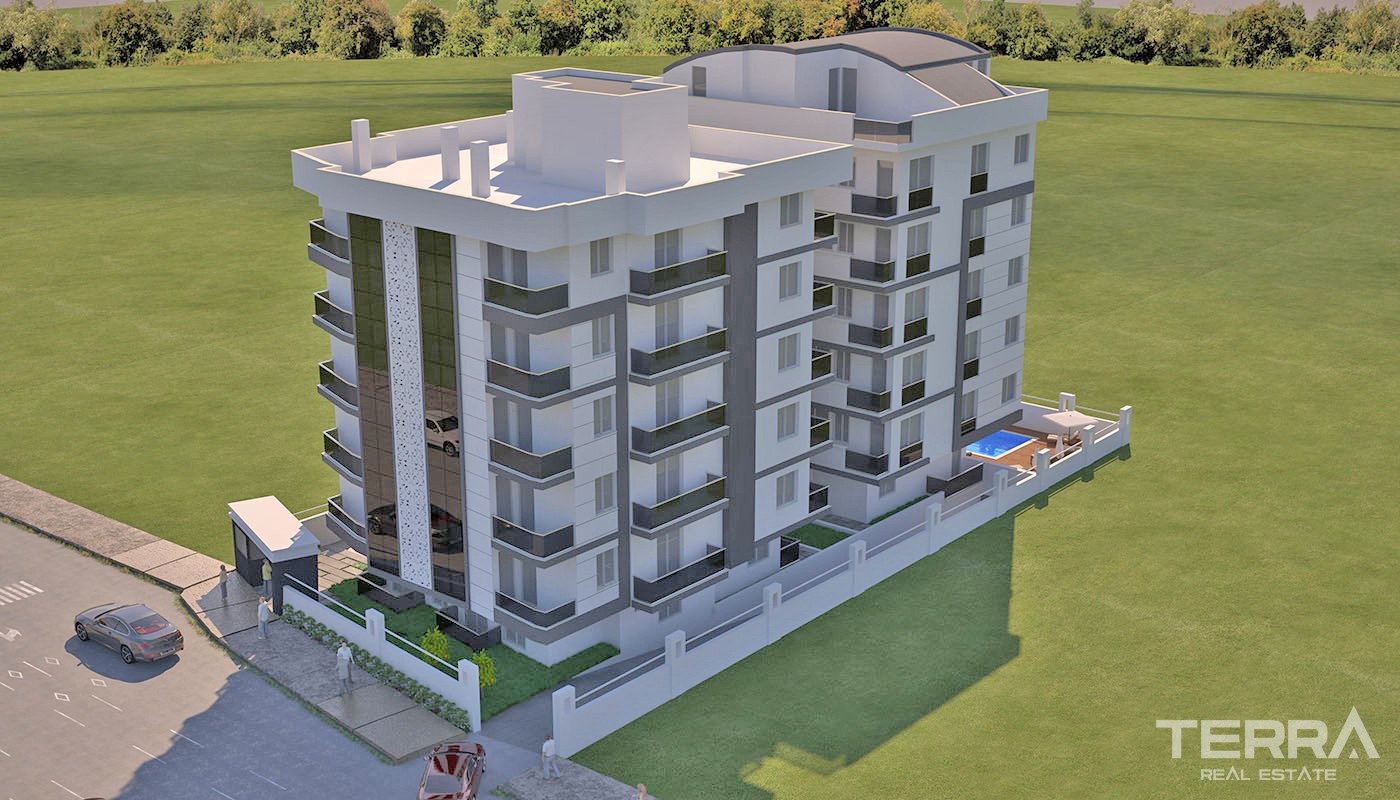 Appartements Modernes à 800 m de la Mer à Antalya Avenue d'Işıklar - 34651