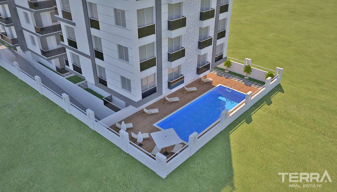 Appartements Modernes à 800 m de la Mer à Antalya Avenue d'Işıklar - 34654