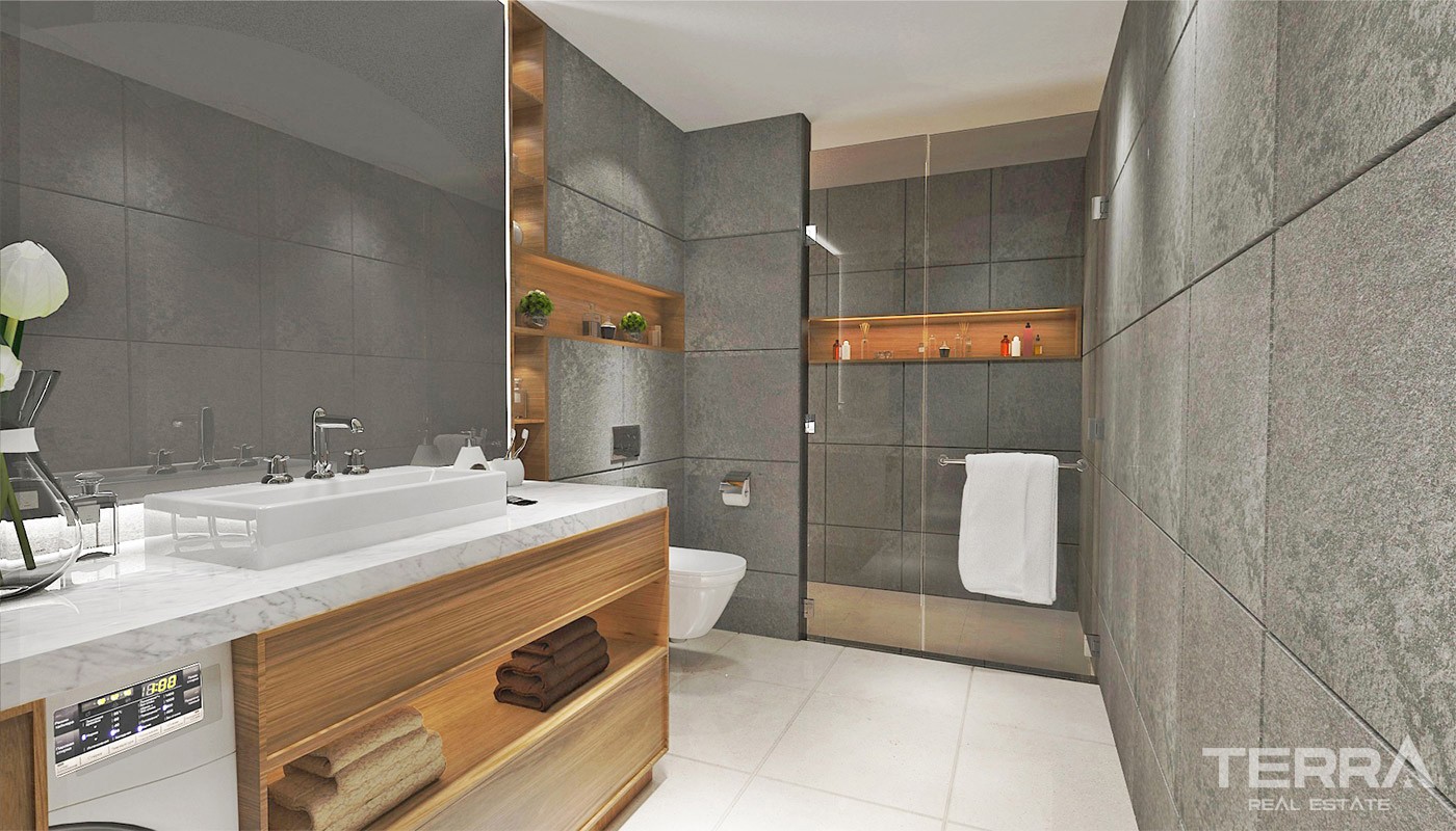 Advanced Apartments with Smart Home System in Antalya Kundu - 34786