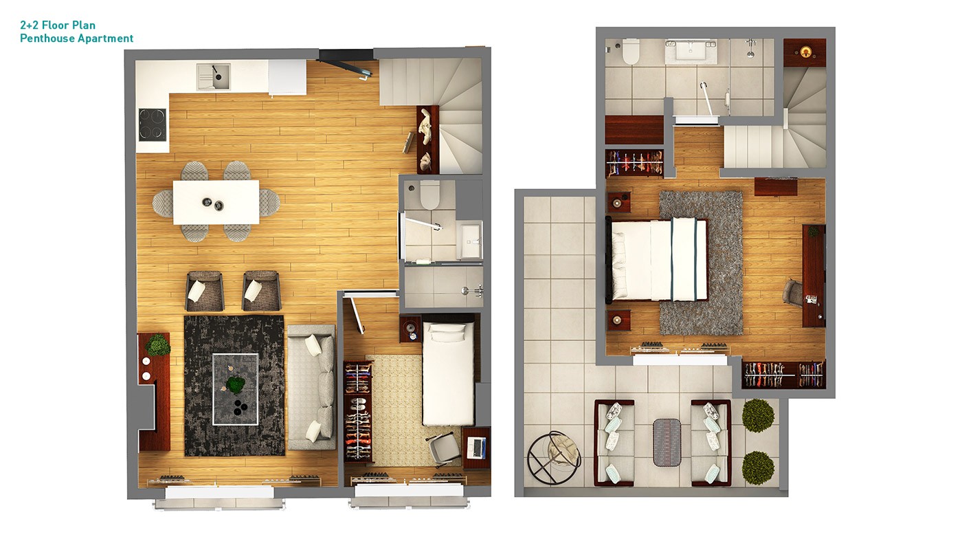 Advanced Apartments with Smart Home System in Antalya Kundu - 34788
