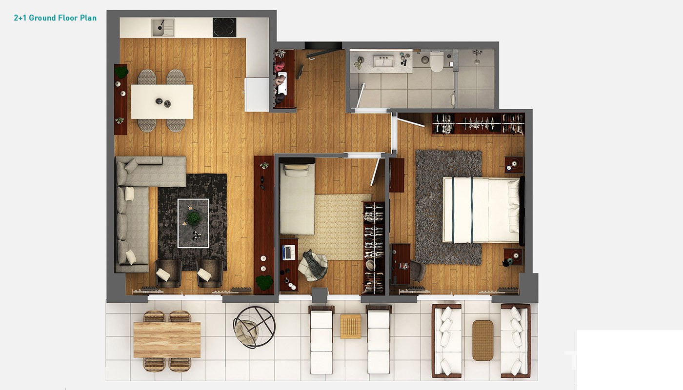 Advanced Apartments with Smart Home System in Antalya Kundu - 34791