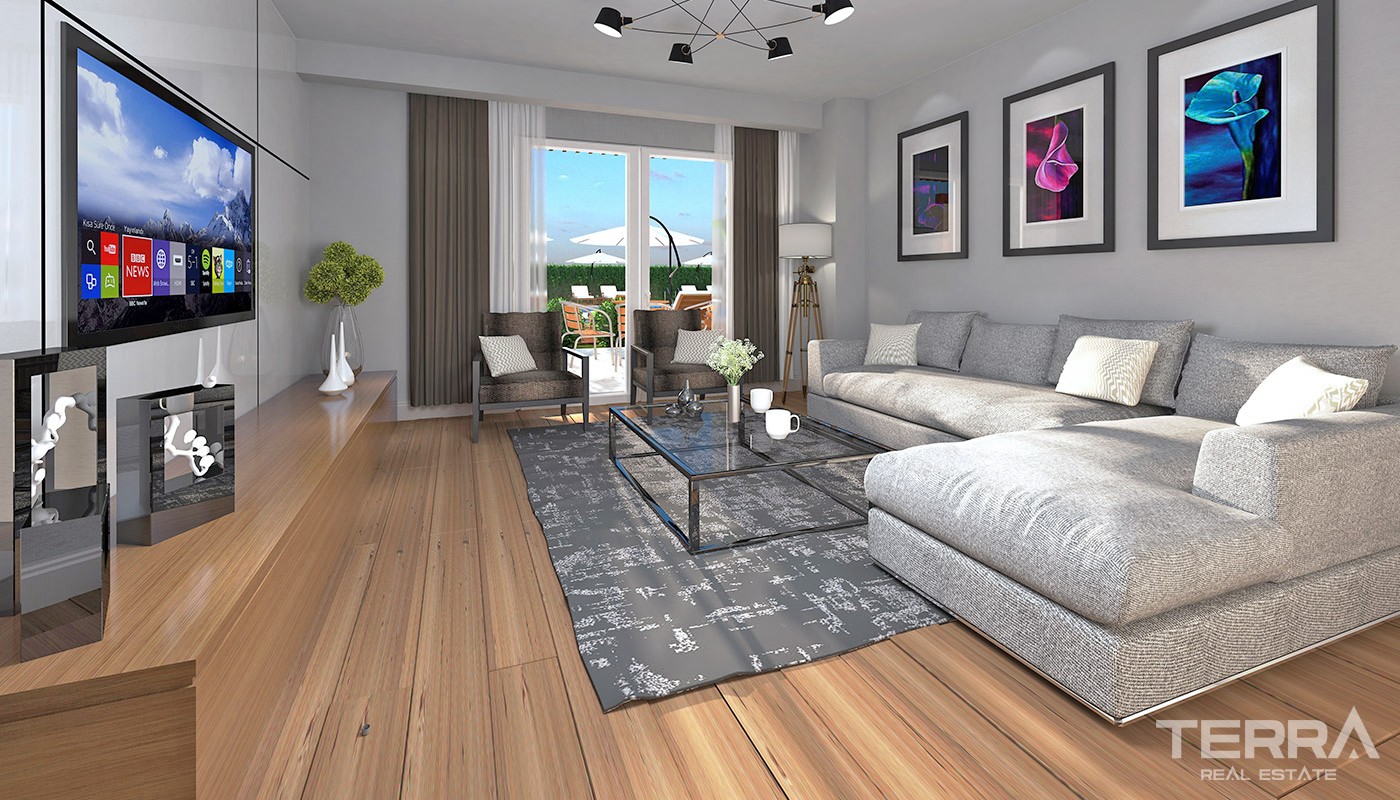 Advanced Apartments with Smart Home System in Antalya Kundu - 34792