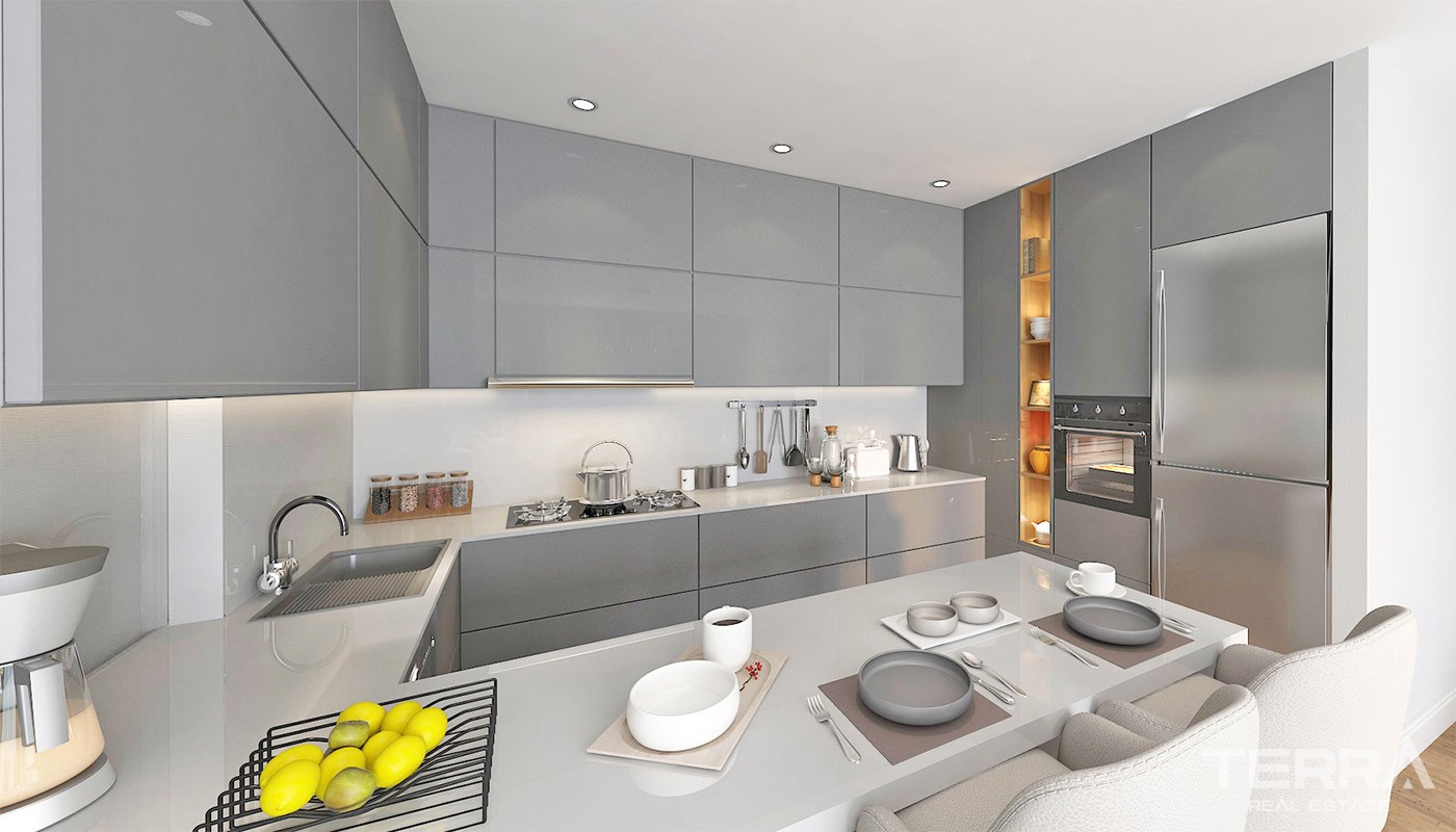 Advanced Apartments with Smart Home System in Antalya Kundu - 34794