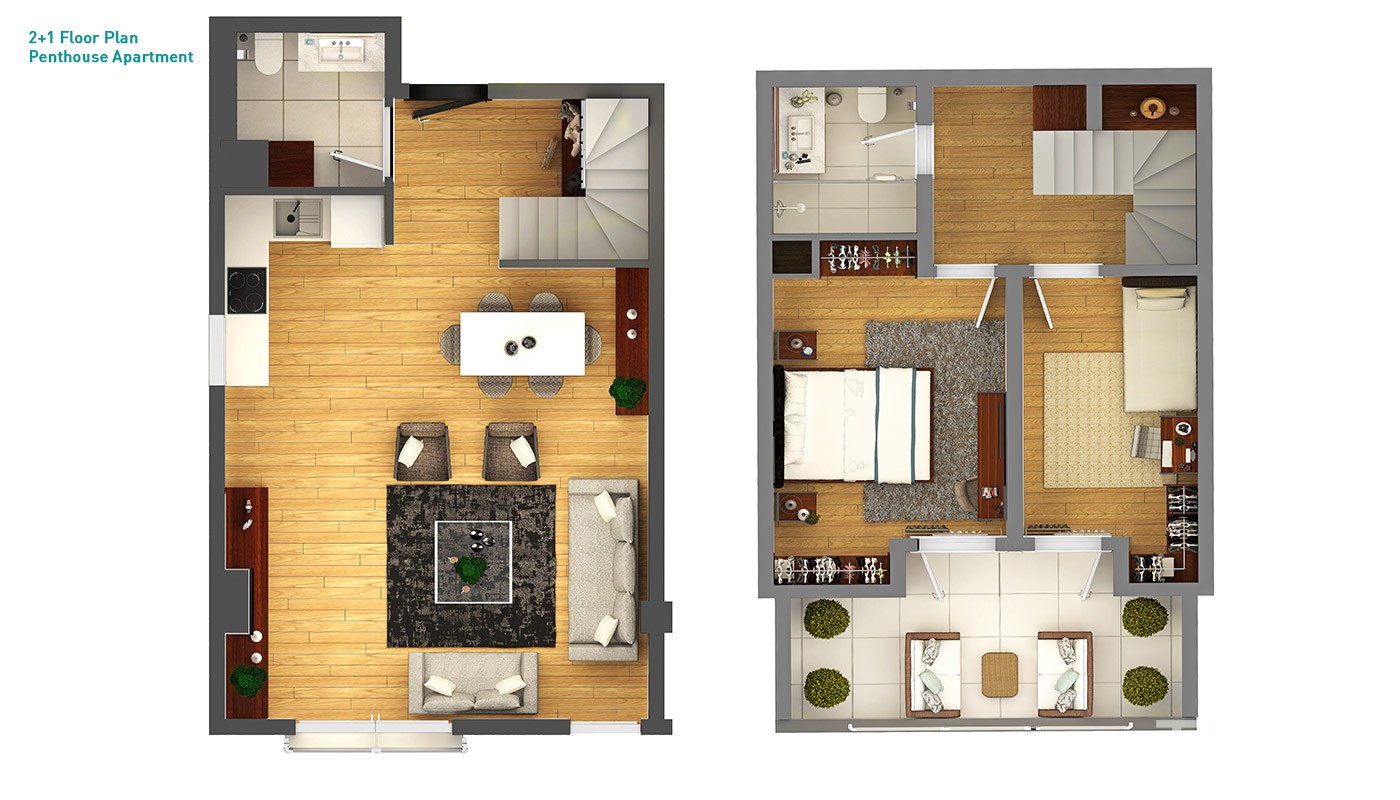 Advanced Apartments with Smart Home System in Antalya Kundu - 34795