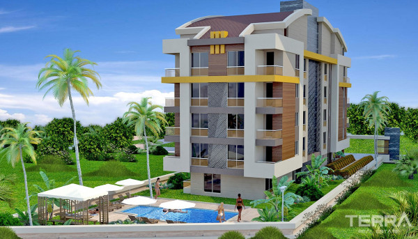 Appartement Immaculés Dans Une Résidence Neuve à Antalya Konyaaltı