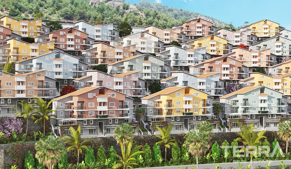 Appartements d’Exception à Taşyaka Fethiye Proches des Commerces - 35116