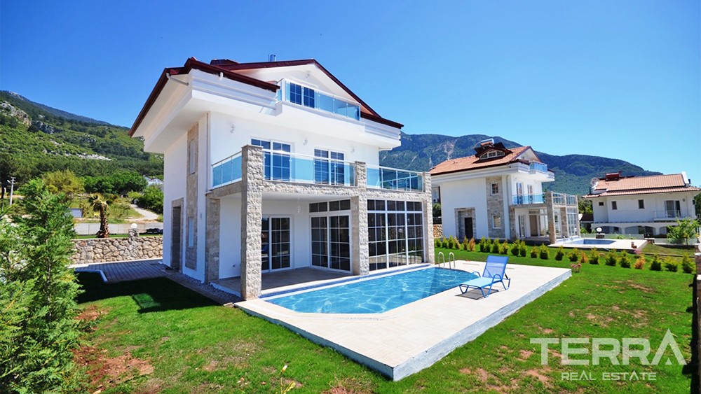 Key-ready Detached Villa with Private Garden and Pool in Ovacık - 35191