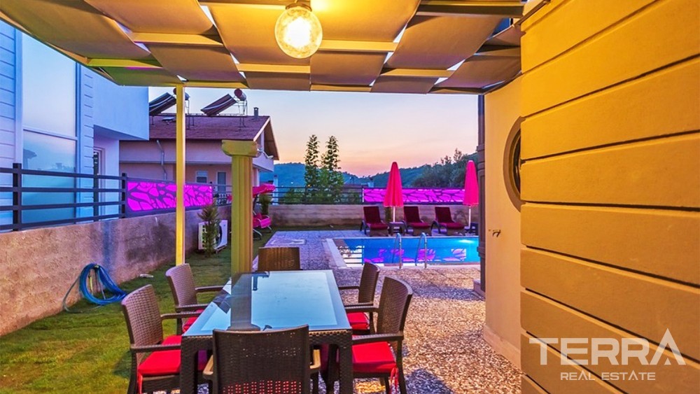 Modern Fethiye Villa for Sale in Ovacık with Stunning Views of Nature - 35337