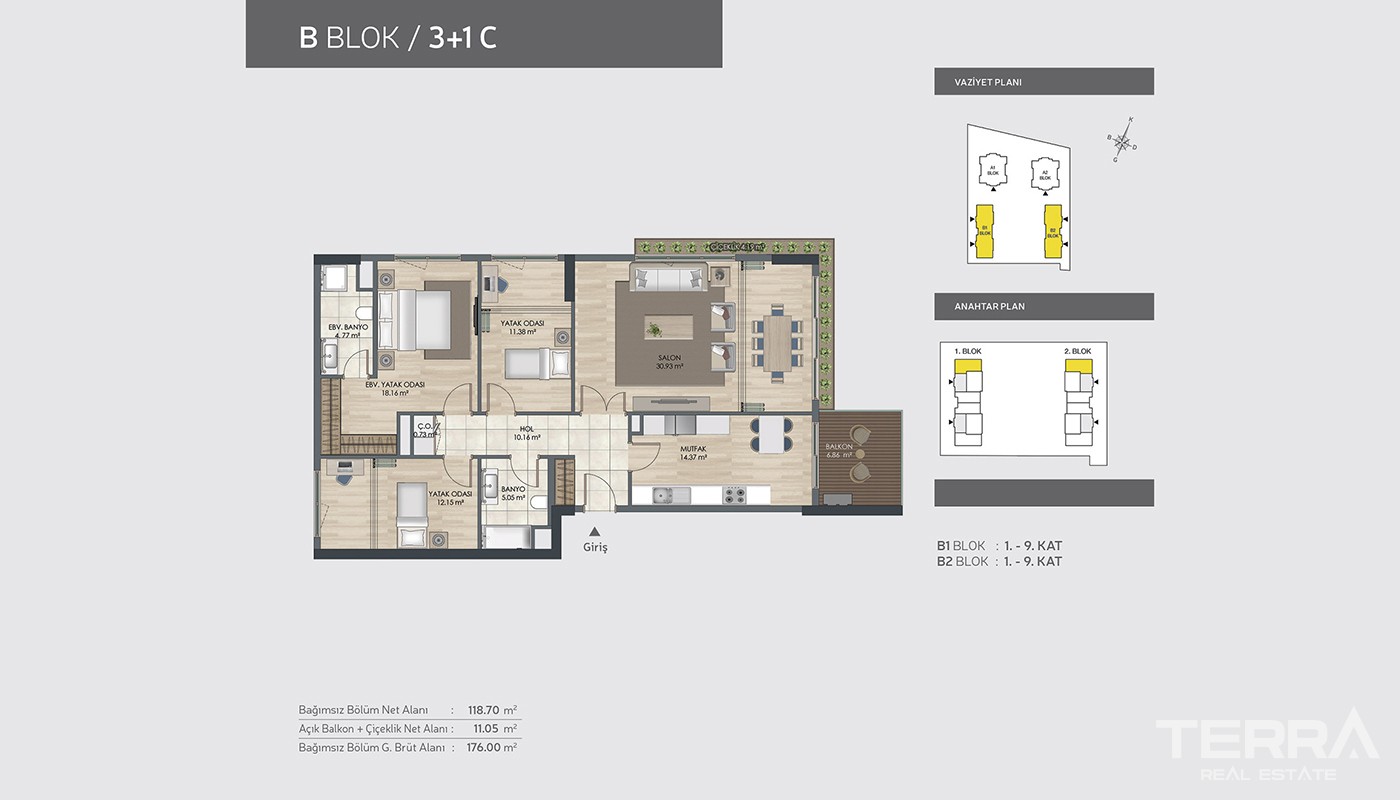 Istanbul Appartements à Vendre Dans Un Emplacement Privilégié à Bağcıl - 35396