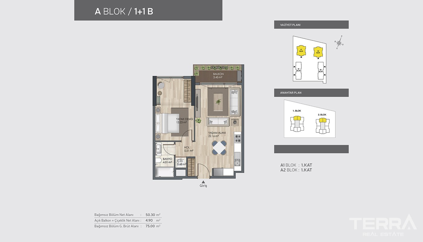 Istanbul Appartements à Vendre Dans Un Emplacement Privilégié à Bağcıl - 35397