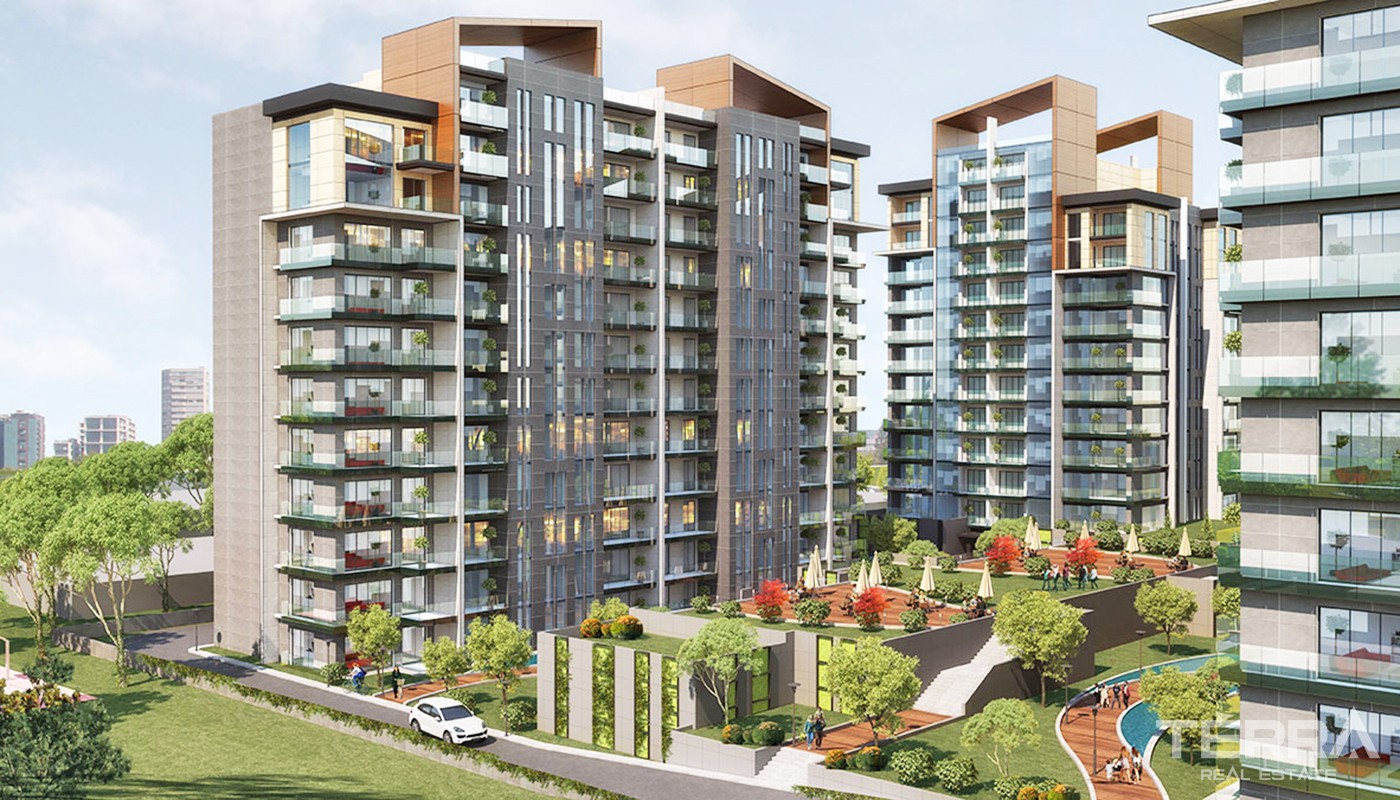 Istanbul Appartements à Vendre Dans Un Emplacement Privilégié à Bağcıl - 35399