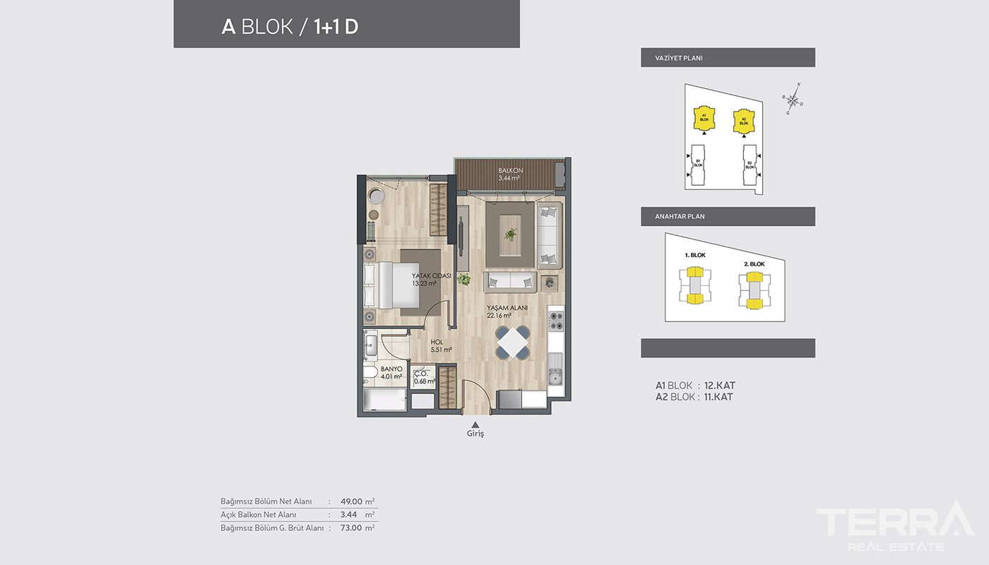 Istanbul Appartements à Vendre Dans Un Emplacement Privilégié à Bağcıl - 35402