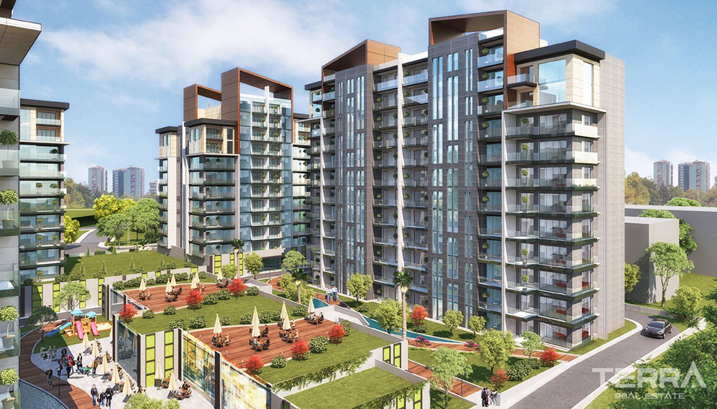 Istanbul Appartements à Vendre Dans Un Emplacement Privilégié à Bağcıl - 35404