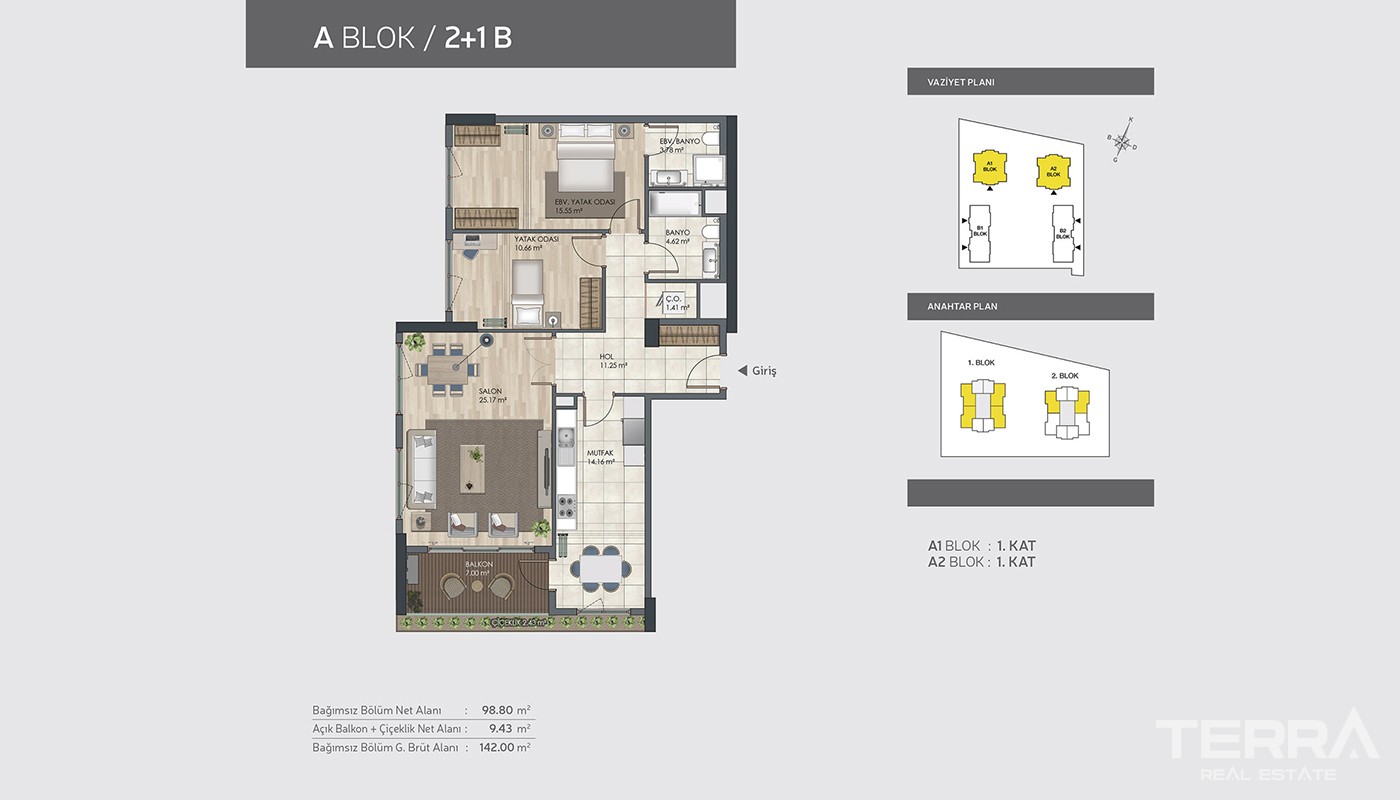 Istanbul Appartements à Vendre Dans Un Emplacement Privilégié à Bağcıl - 35406