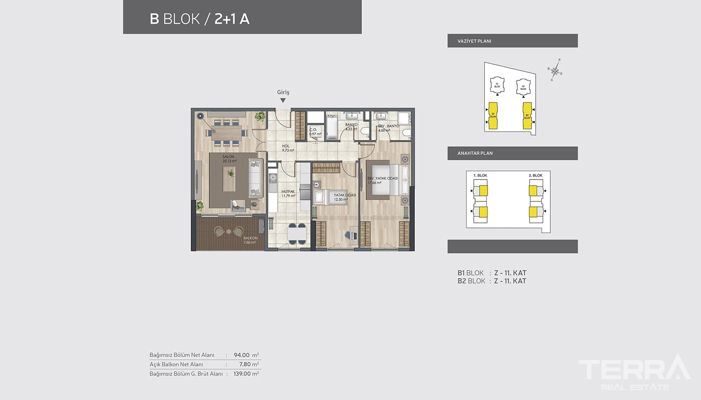 Istanbul Appartements à Vendre Dans Un Emplacement Privilégié à Bağcıl - 35408