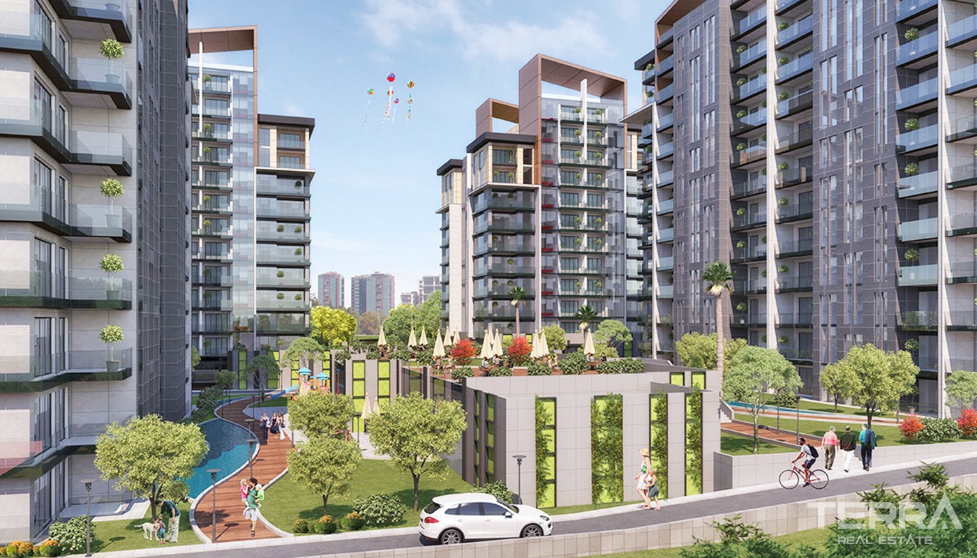 Istanbul Appartements à Vendre Dans Un Emplacement Privilégié à Bağcıl - 35410