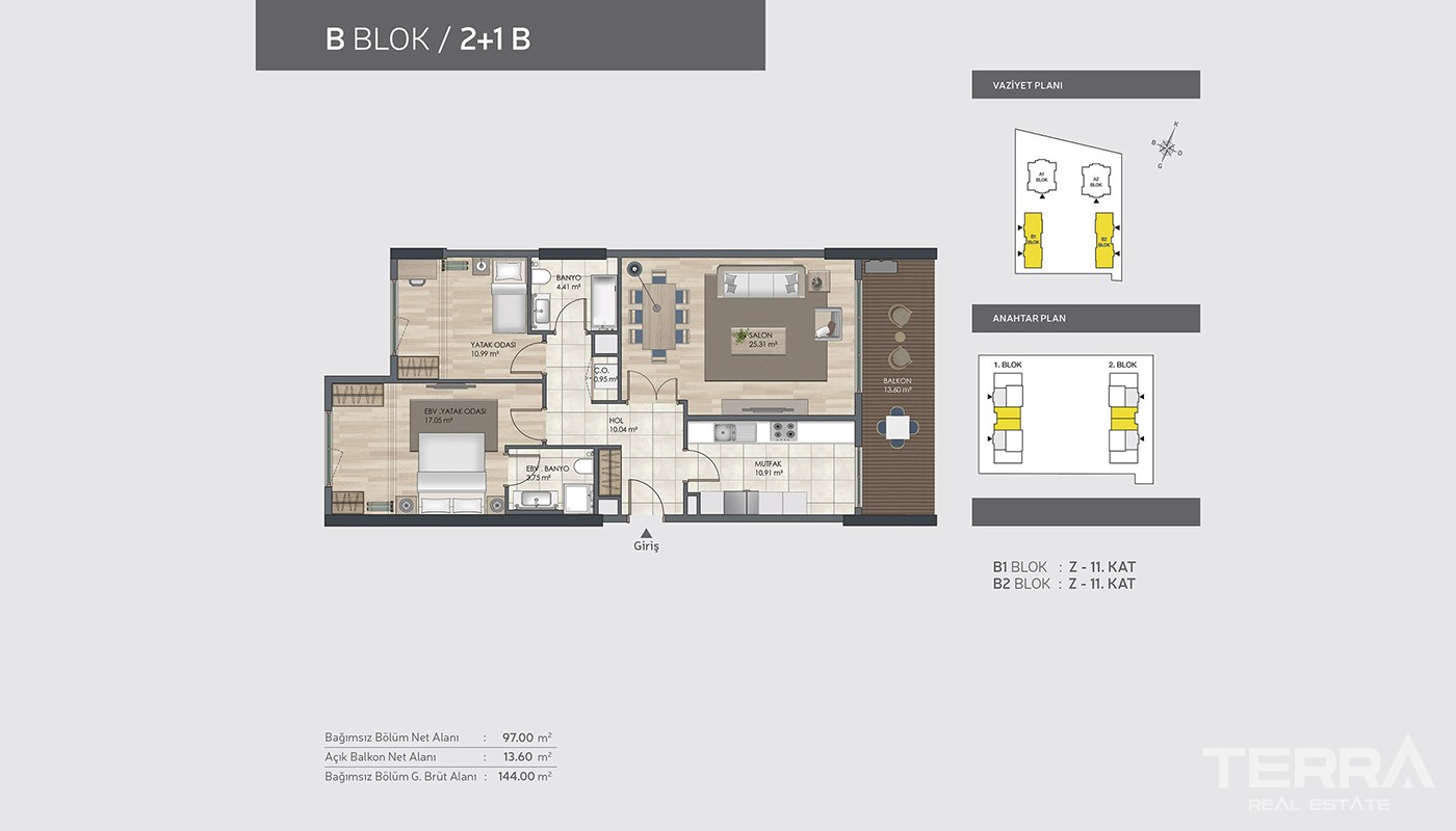 Istanbul Appartements à Vendre Dans Un Emplacement Privilégié à Bağcıl - 35411