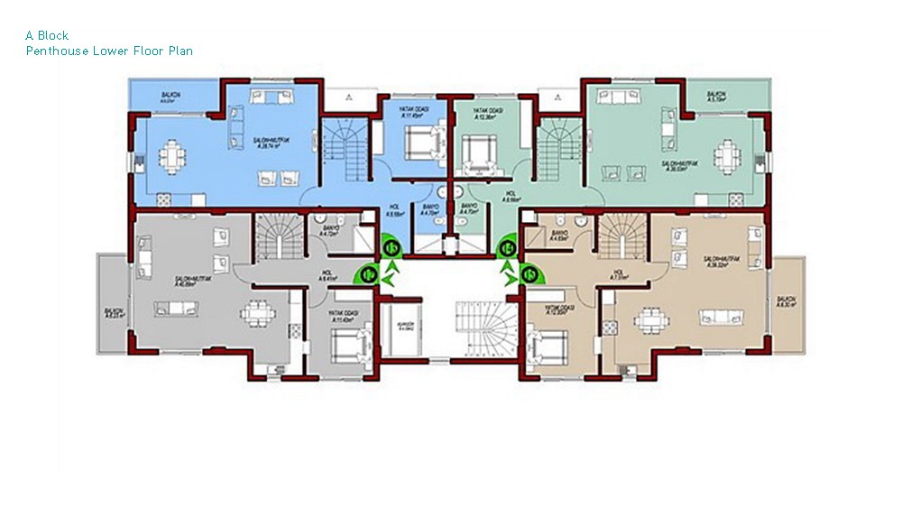 New Fethiye Flats for Sale Located in the City Center near Amenities - 35593