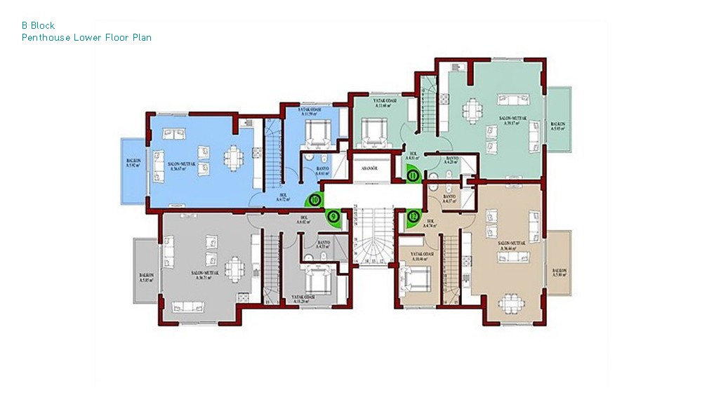 New Fethiye Flats for Sale Located in the City Center near Amenities - 35597