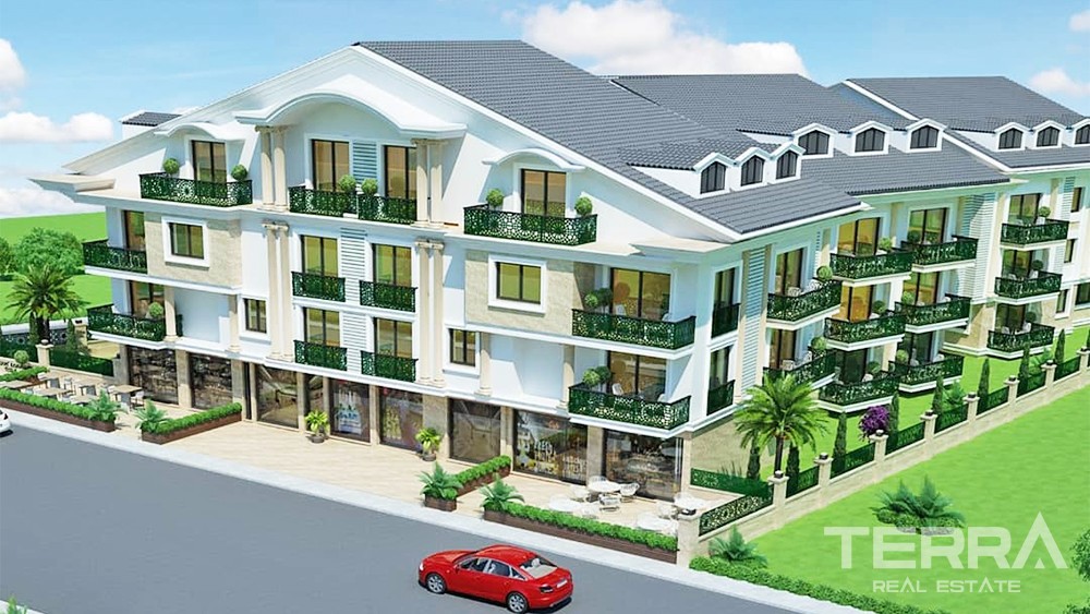 New Fethiye Flats for Sale Located in the City Center near Amenities - 35599