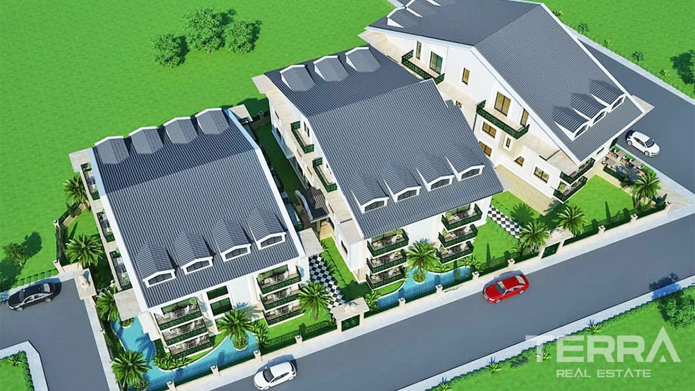 New Fethiye Flats for Sale Located in the City Center near Amenities - 35606