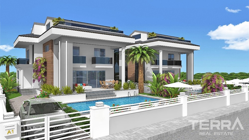Maison Luxueuse Avec Piscine Privée à Vendre à Fethiye Çaliş - 35616