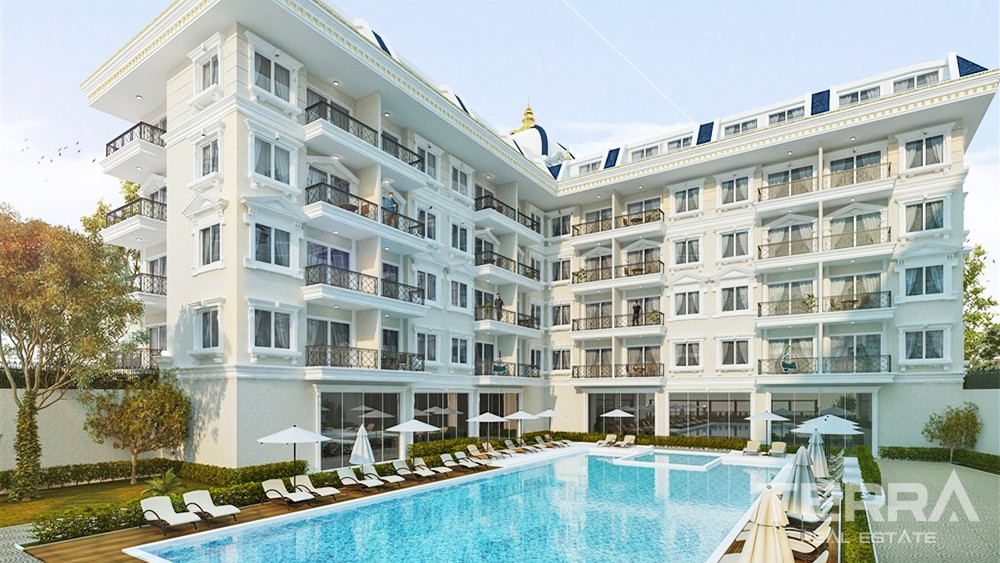 Affordable Apartments in The Complex With Rich Facilities in Alanya - 35714