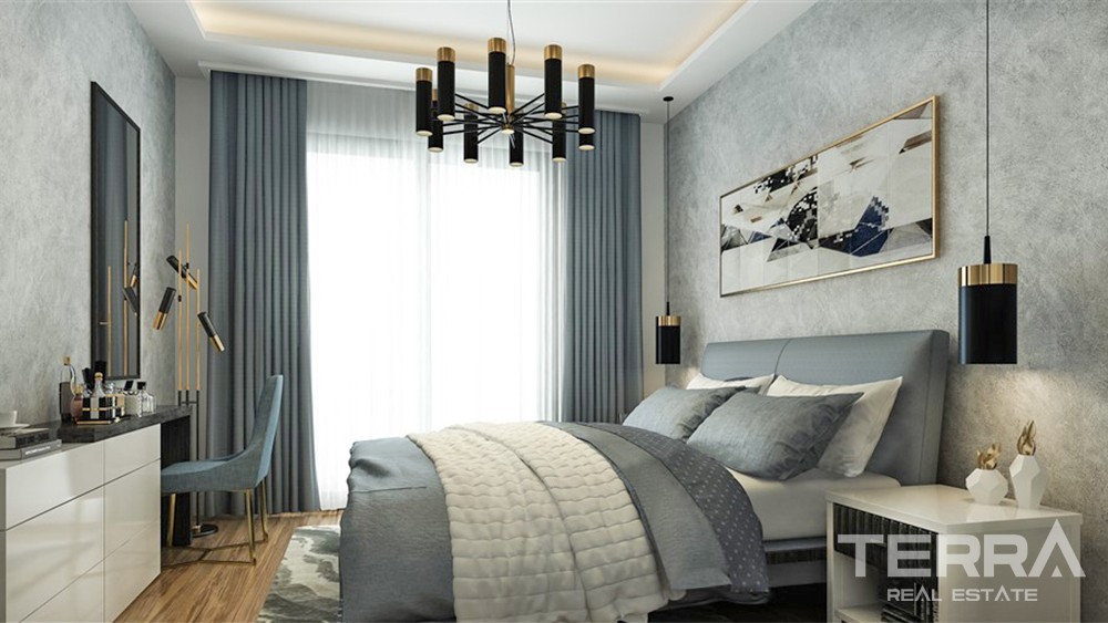 Affordable Apartments in The Complex With Rich Facilities in Alanya - 35716