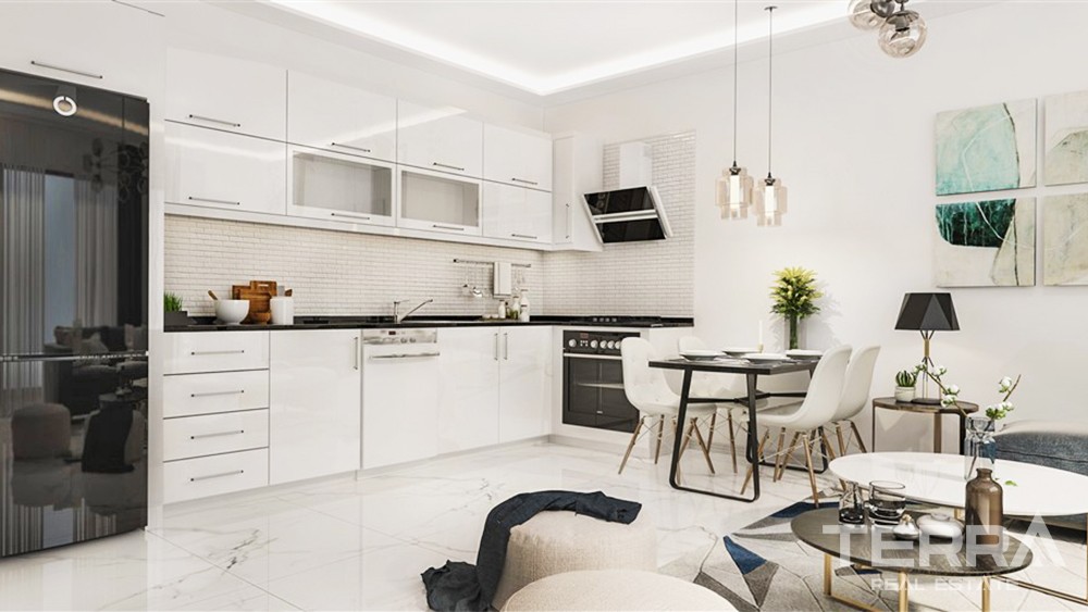 Affordable Apartments in The Complex With Rich Facilities in Alanya - 35721
