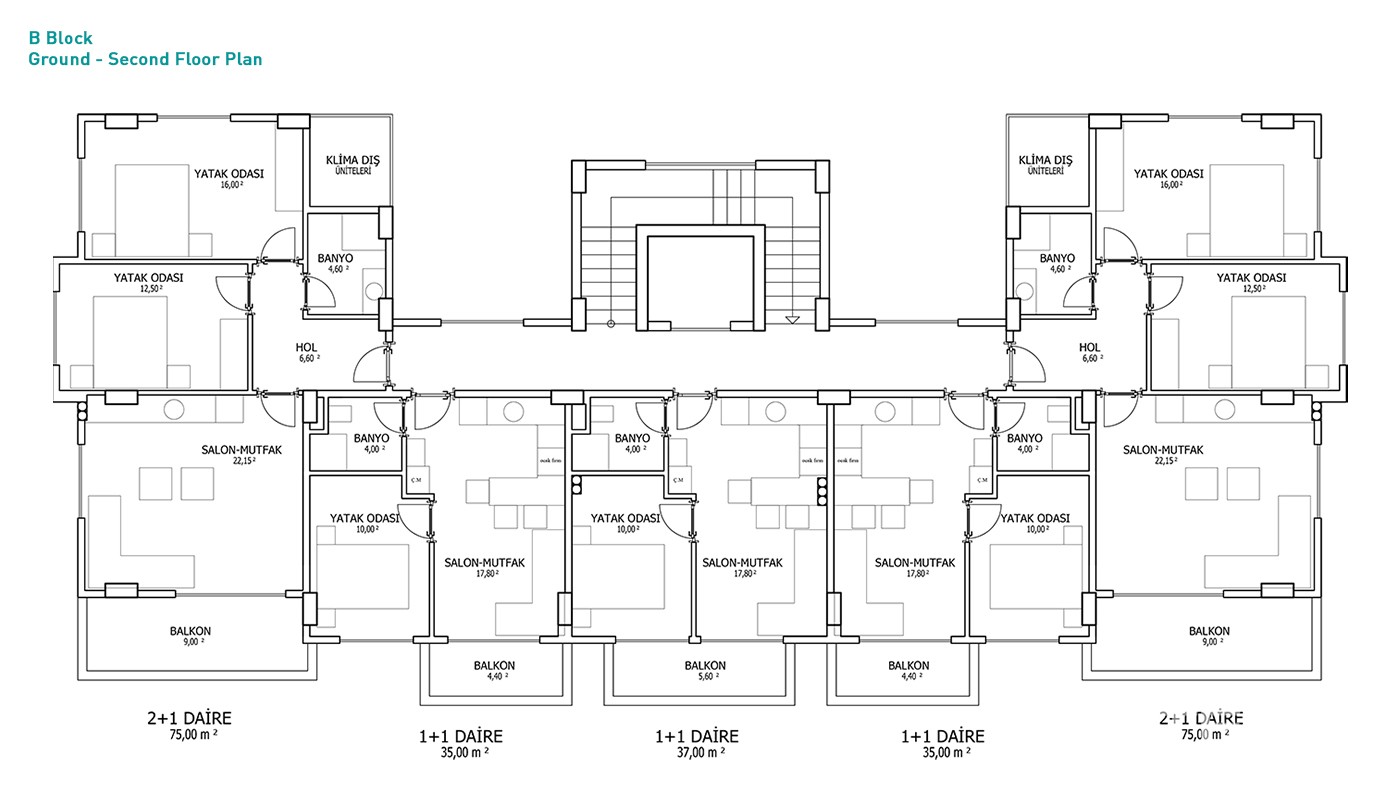 Affordable Apartments in The Complex With Rich Facilities in Alanya - 35884