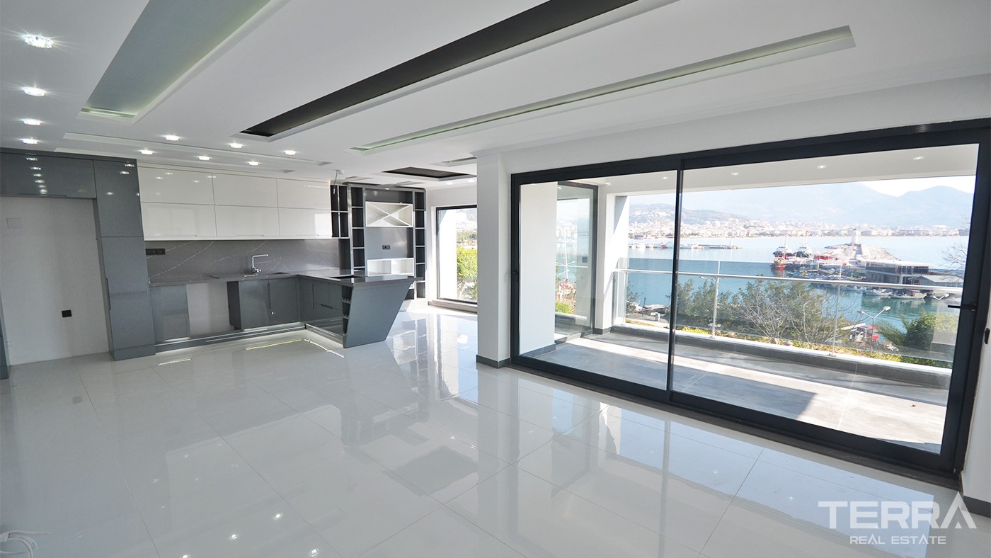 Seafront Apartment with Quality of Interiors in Alanya Center - 35905