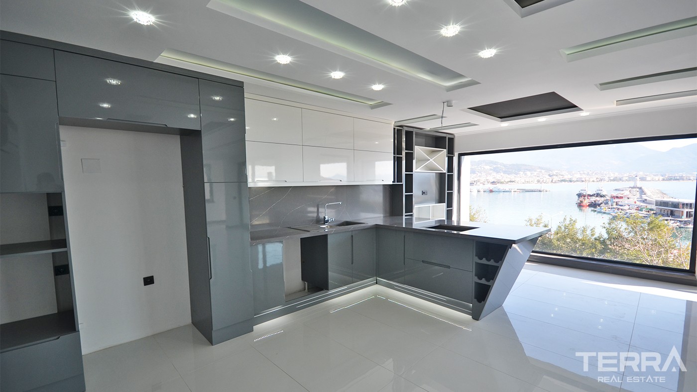 Seafront Apartment with Quality of Interiors in Alanya Center - 35906