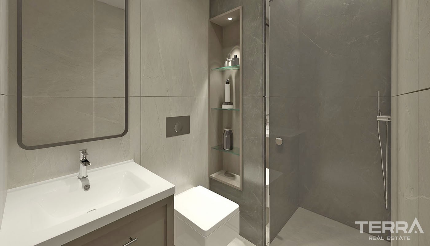 Spacious Apartments in Antalya Konyaaltı near Amenities - 35992