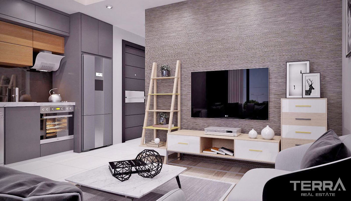 Budget Flats in Konyaaltı Antalya Located in a Modern Complex - 36108
