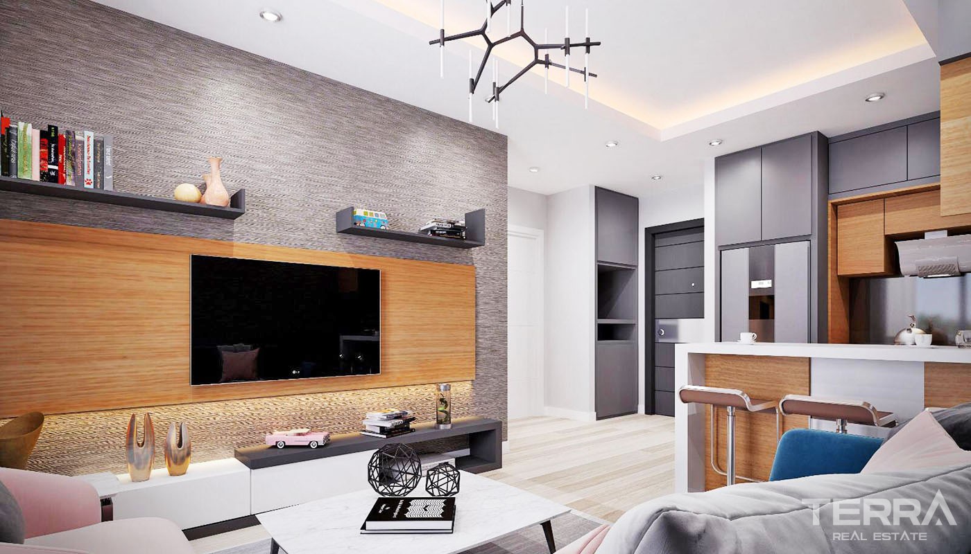 Budget Flats in Konyaaltı Antalya Located in a Modern Complex - 36112