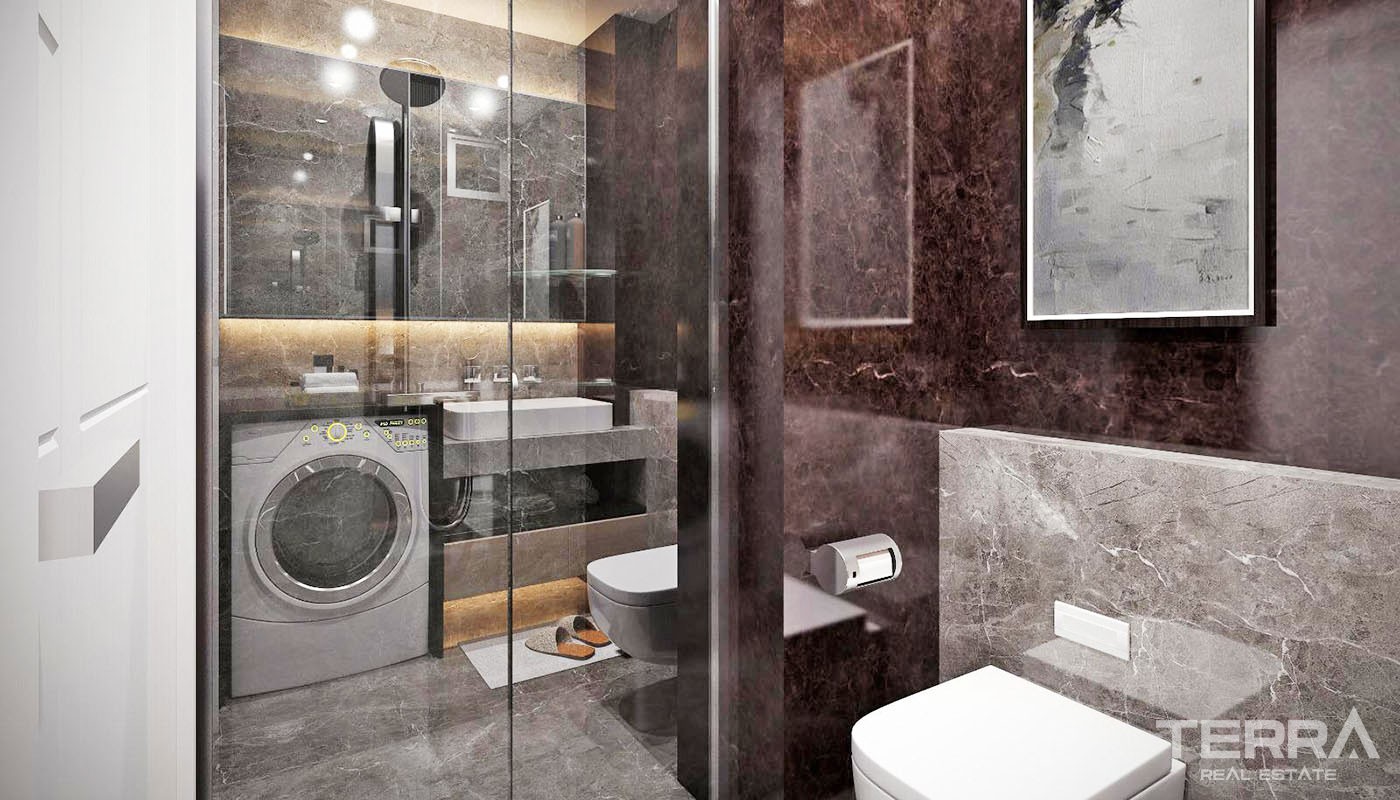 Budget Flats in Konyaaltı Antalya Located in a Modern Complex - 36117
