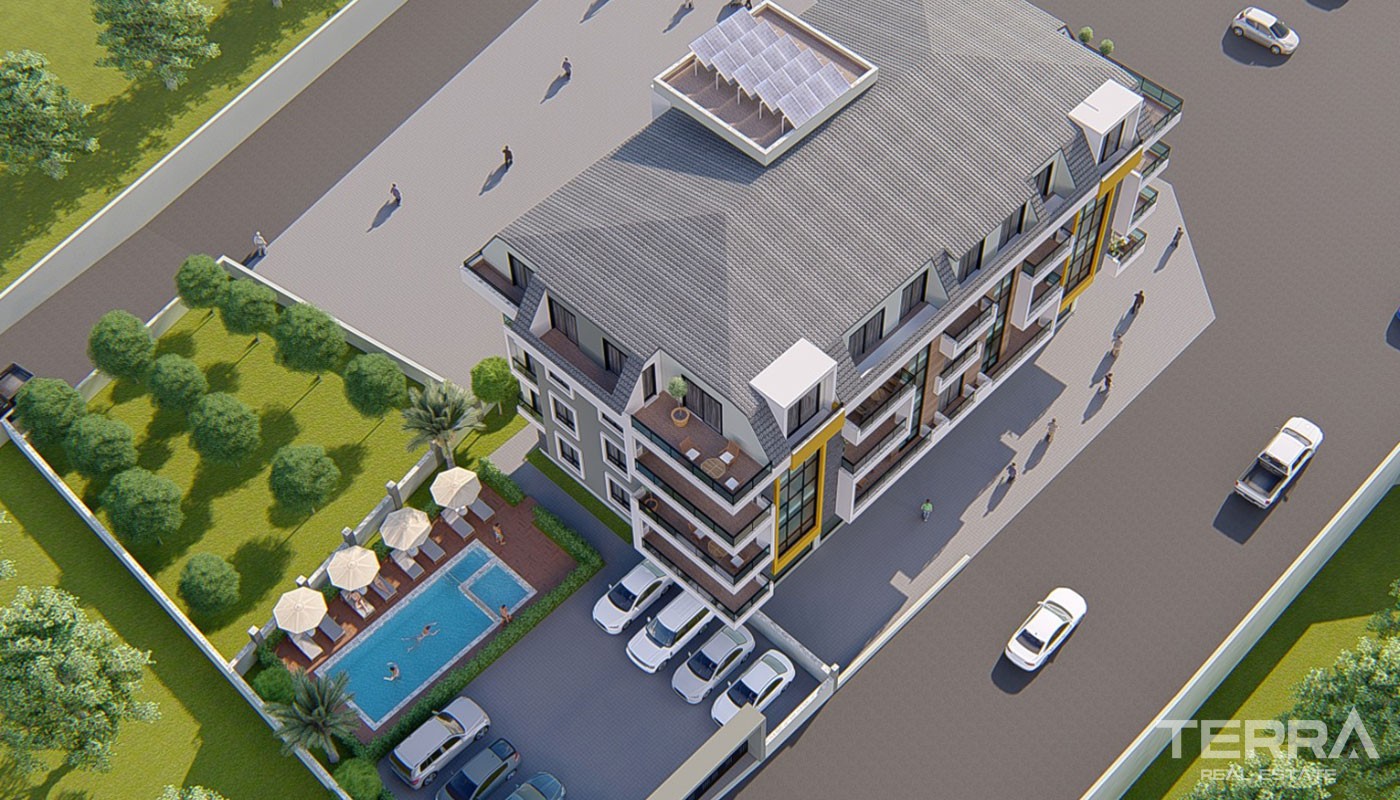 New Family Apartments at Bargain Prices in Alanya Cikcilli - 36657