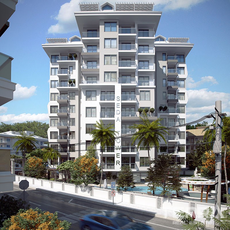 Centrally Located Apartments in New Luxury Residence in Alanya - 36667