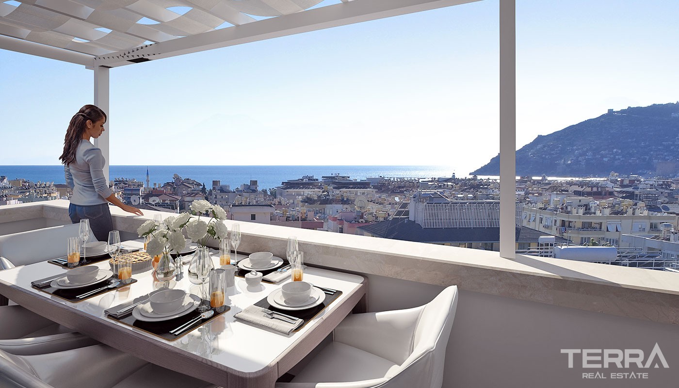 Centrally Located Apartments in New Luxury Residence in Alanya - 36672