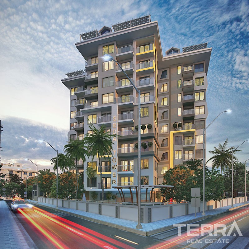 Centrally Located Apartments in New Luxury Residence in Alanya - 36678