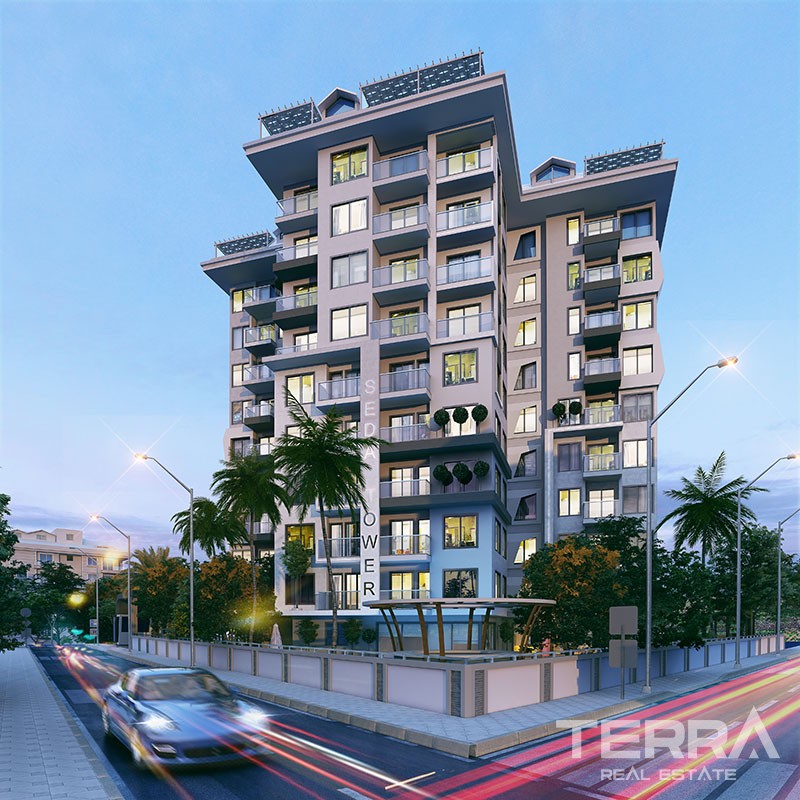 Centrally Located Apartments in New Luxury Residence in Alanya - 36683