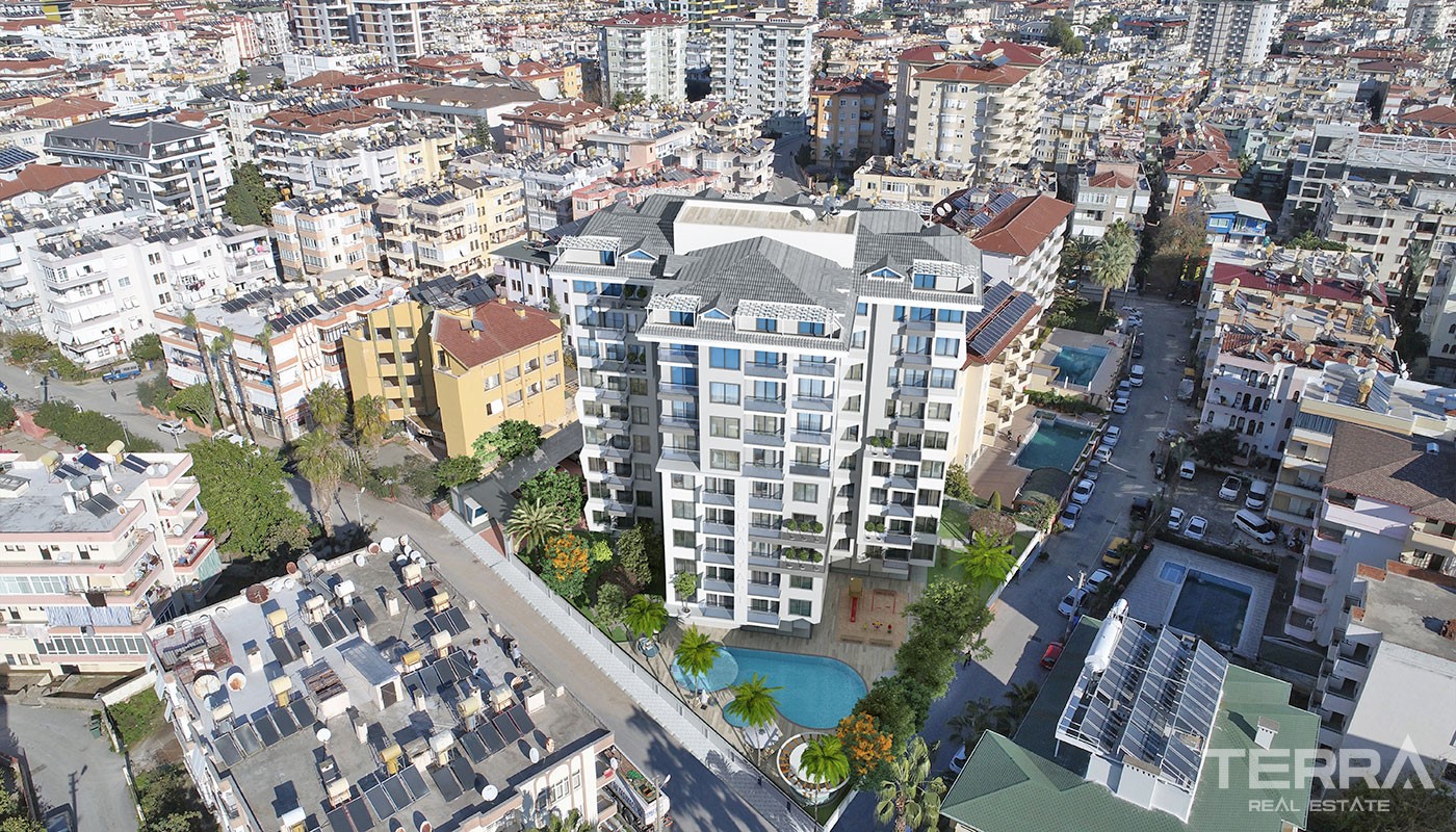 Centrally Located Apartments in New Luxury Residence in Alanya - 36684