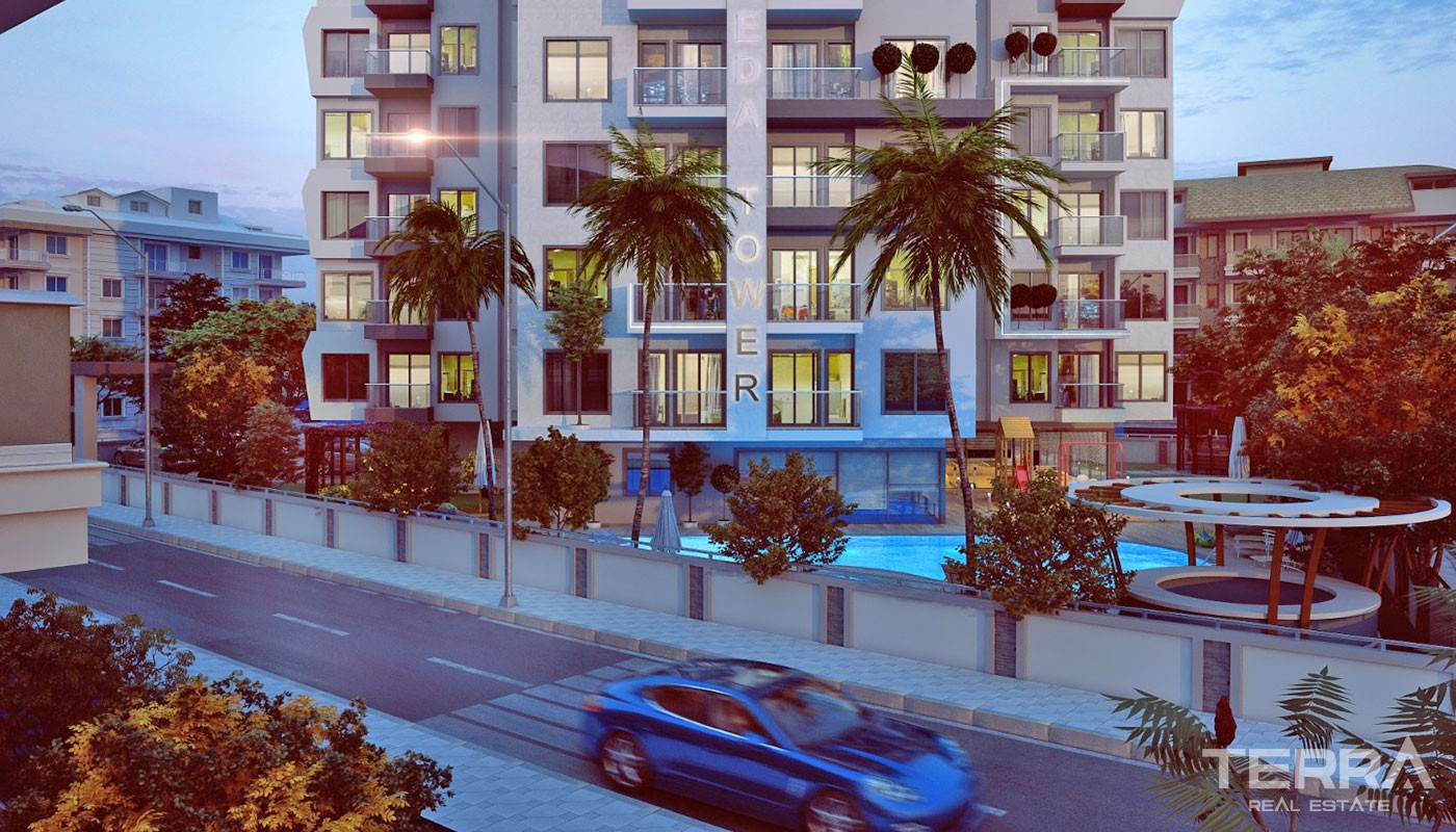 Centrally Located Apartments in New Luxury Residence in Alanya - 36687