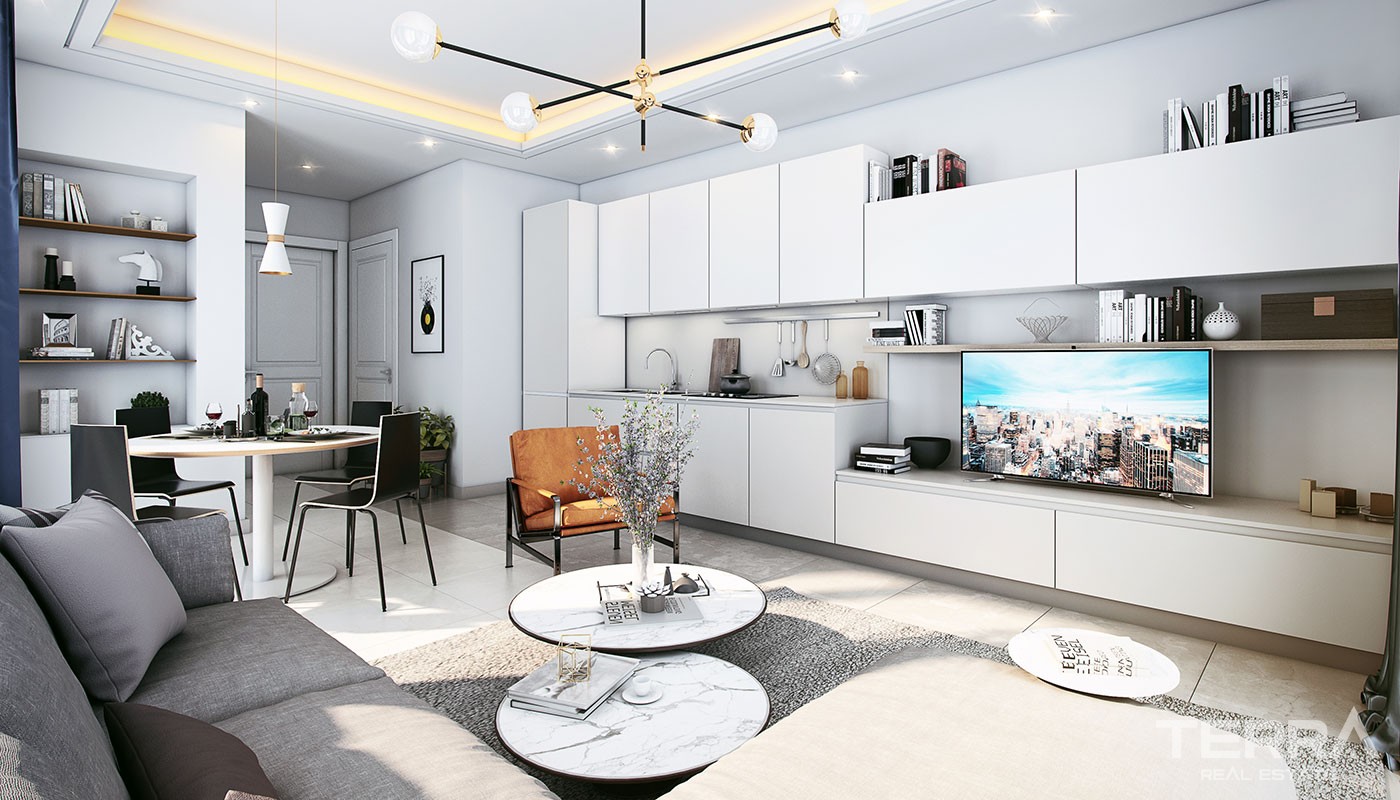 Centrally Located Apartments in New Luxury Residence in Alanya - 36690