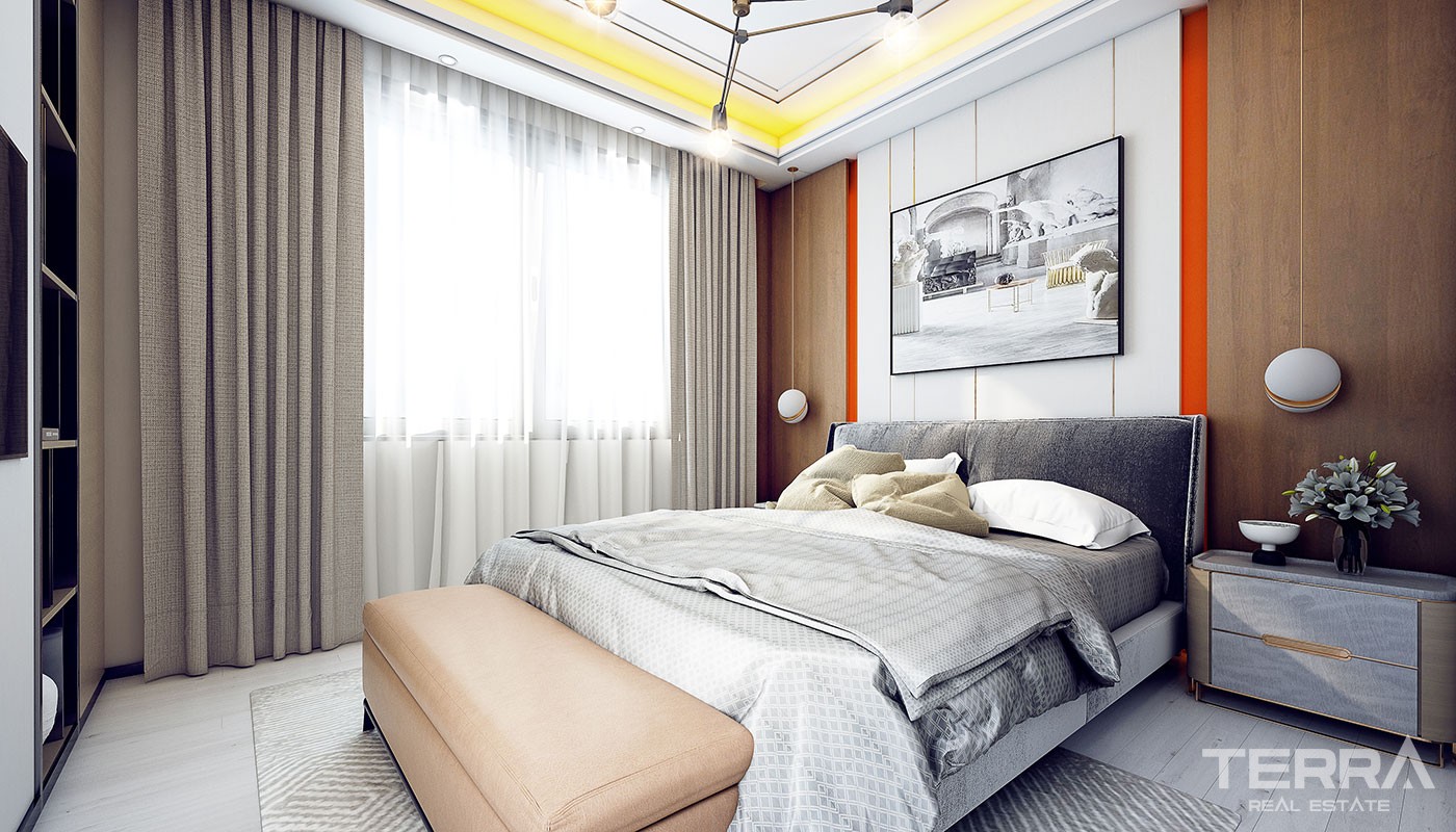 Centrally Located Apartments in New Luxury Residence in Alanya - 36691