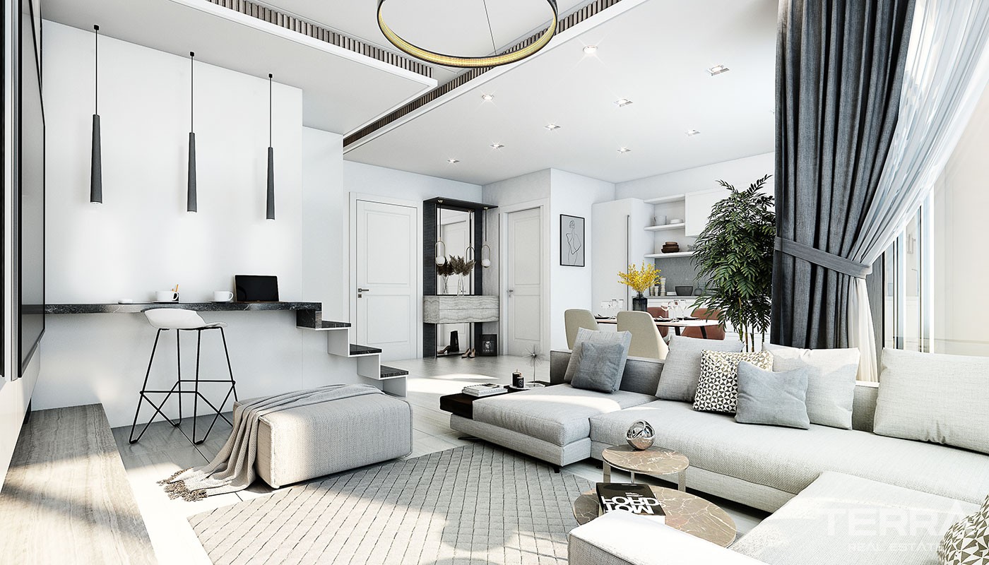Centrally Located Apartments in New Luxury Residence in Alanya - 36695