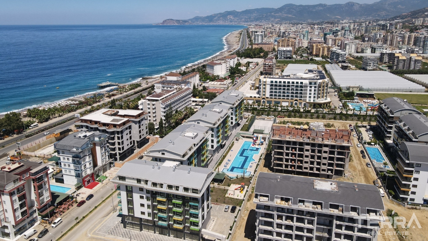Modern Apartments in a Stunning Residence Only 100 m to Kargıcak Beach - 99884