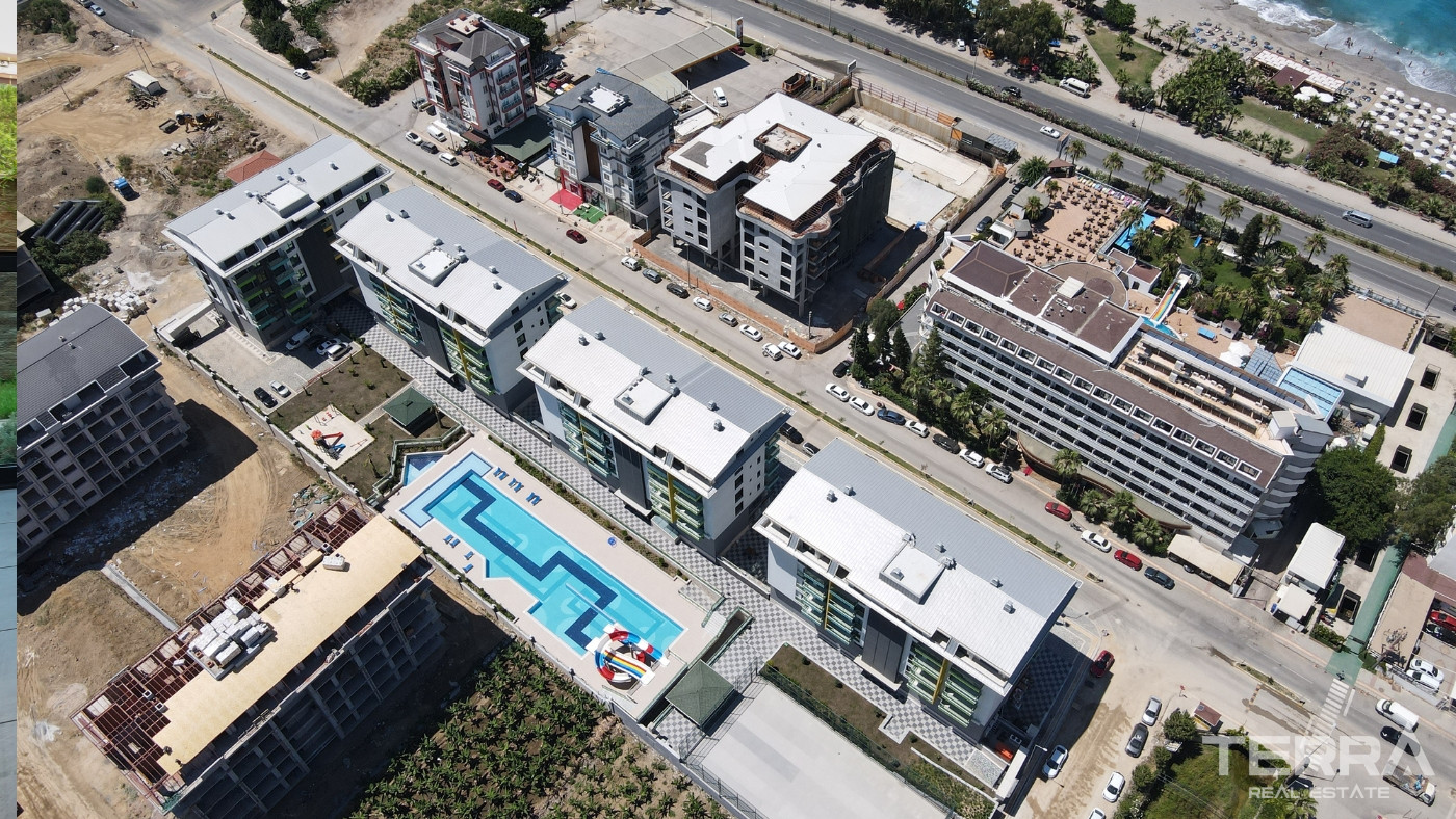 Modern Apartments in a Stunning Residence Only 100 m to Kargıcak Beach - 99887
