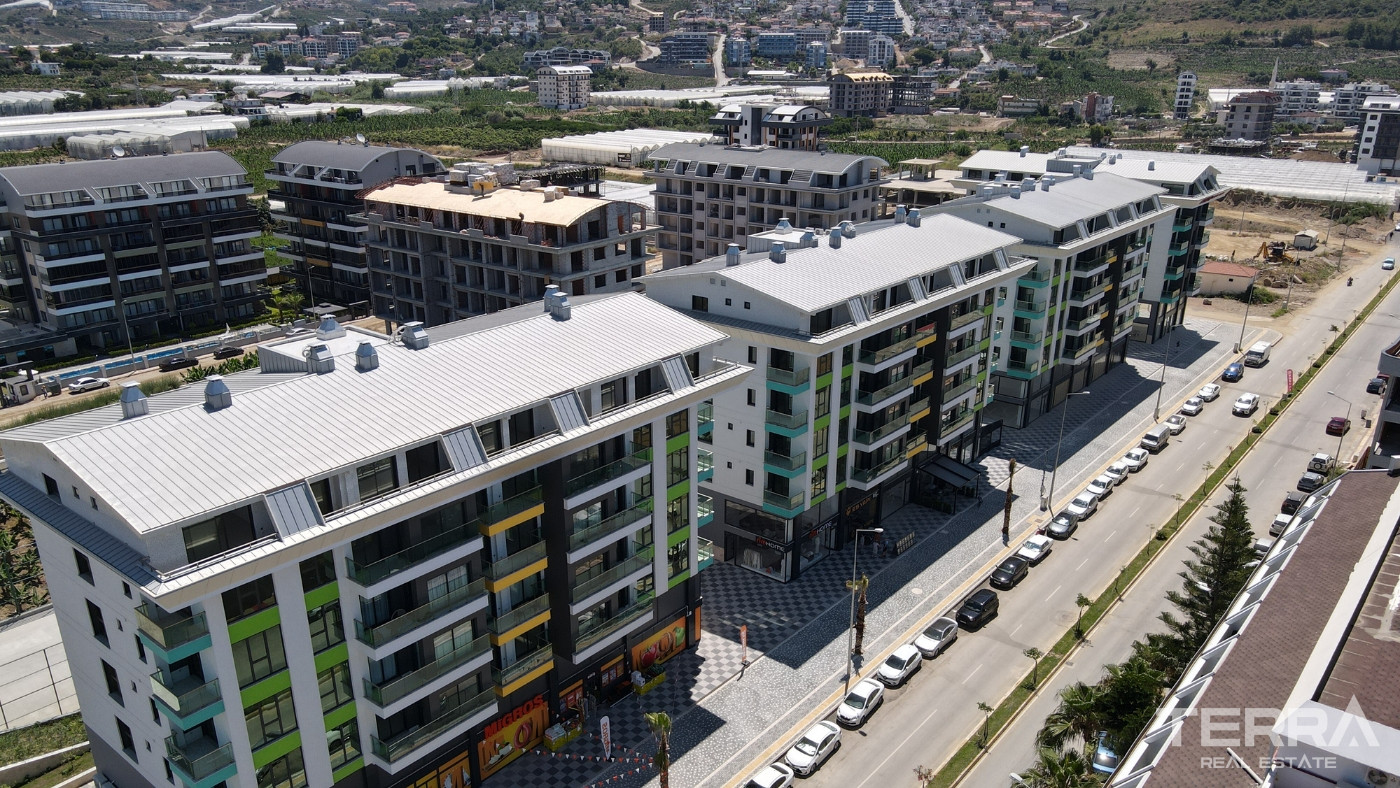 Modern Apartments in a Stunning Residence Only 100 m to Kargıcak Beach - 99890